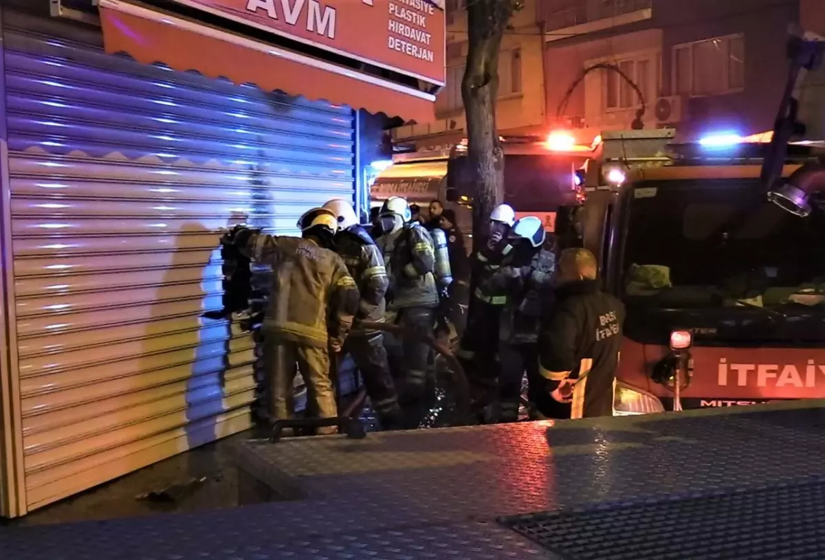 İş yerinde çıkan yangın söndürüldü