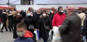 Eminönü'nde yılbaşı yoğunluğu