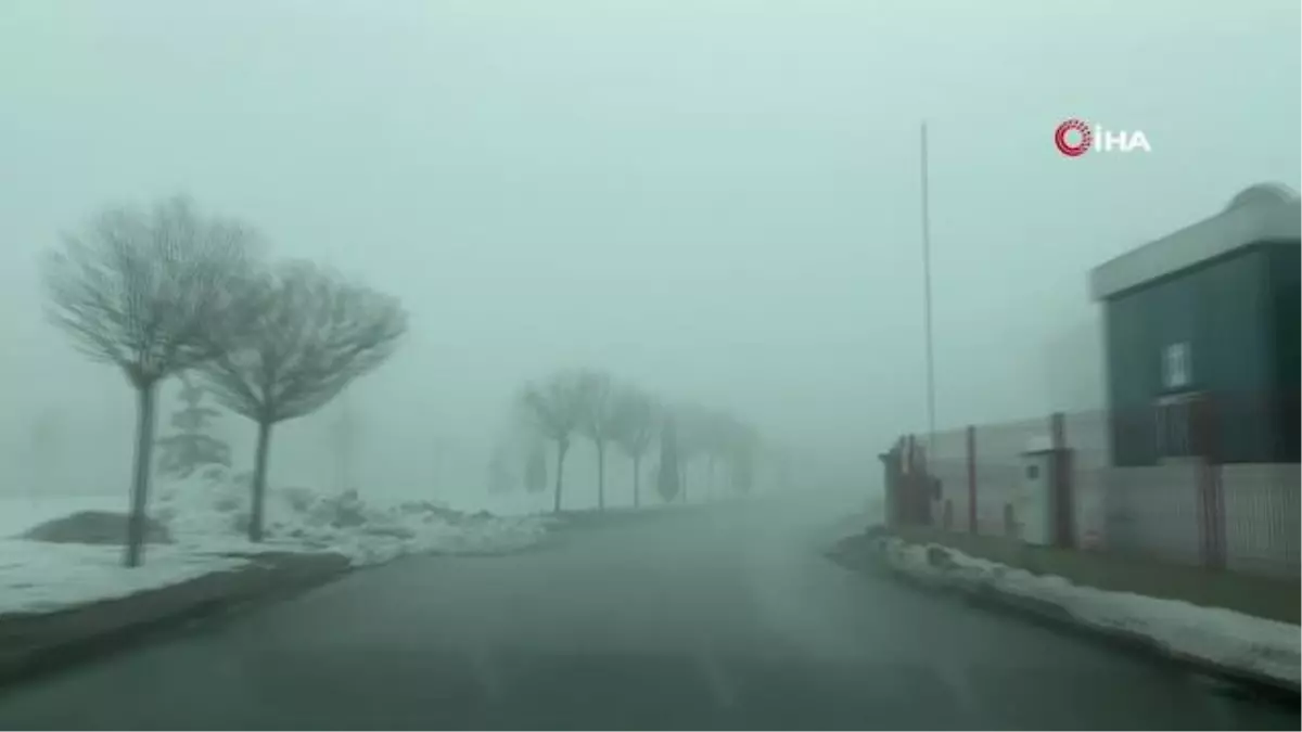 Konya\'da etkili olan yoğun sis kazaları beraberinde getirdi