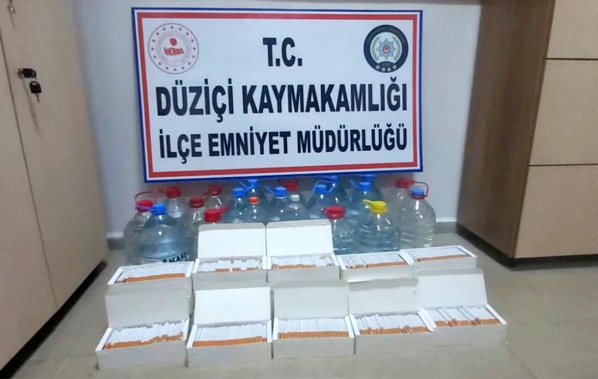 Osmaniye\'de 91 litre kaçak alkol ele geçirildi