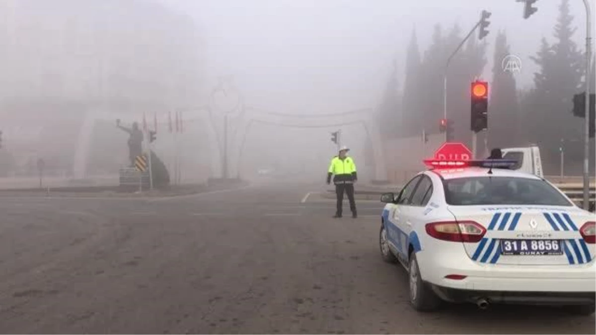 Yoğun sis hayatı olumsuz etkiledi