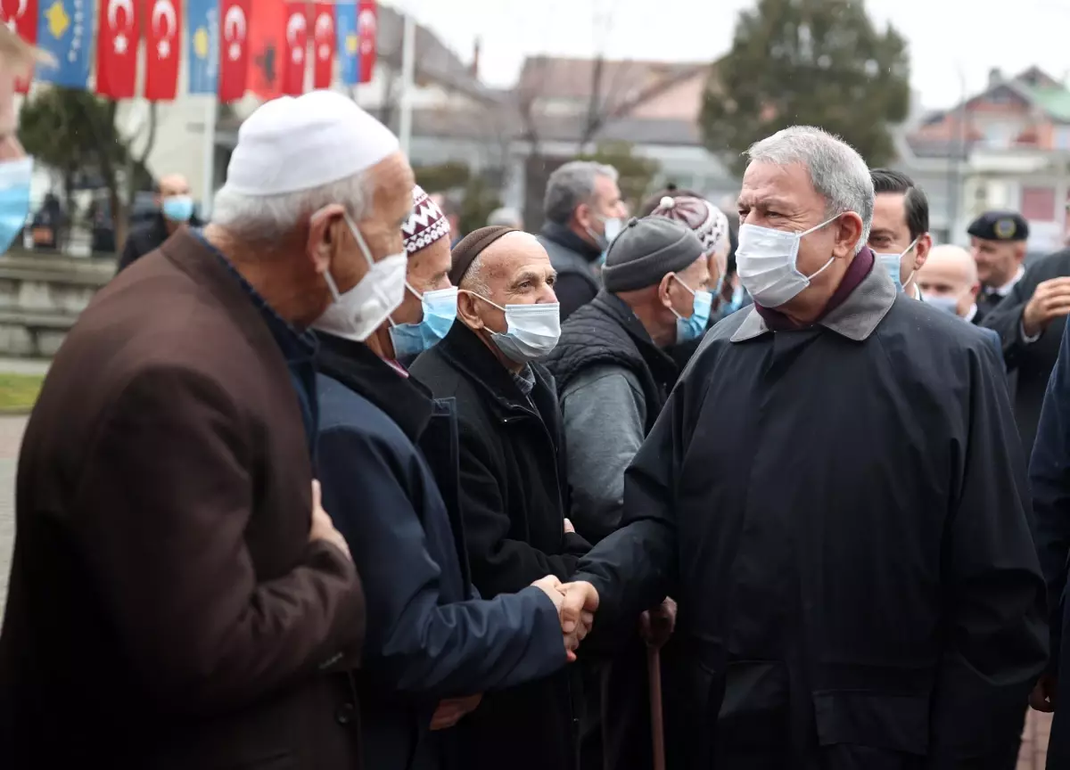 Son dakika haberleri... Bakan Akar, Mamuşa\'da resmi temaslarda bulundu