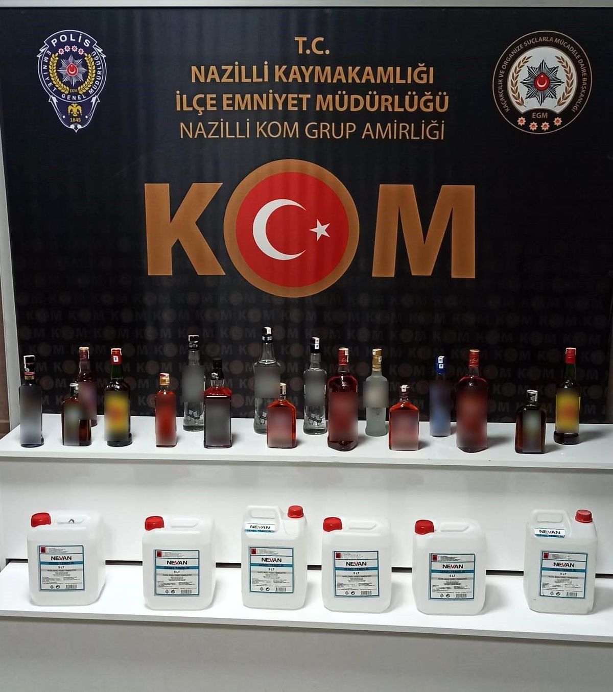 Nazilli\'de sahte içki operasyonunda 1 kişi tutuklandı
