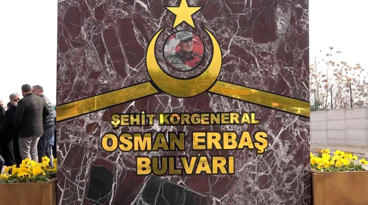 Son dakika haberleri | Şehit Korgeneral Osman Erbaş\'ın adının verildiği bulvar açılışına katılan eşinin sözleri duygulandırdı
