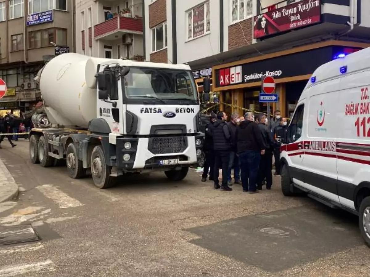 Beton mikserinin altında kalan Talha, kurtarılamadı