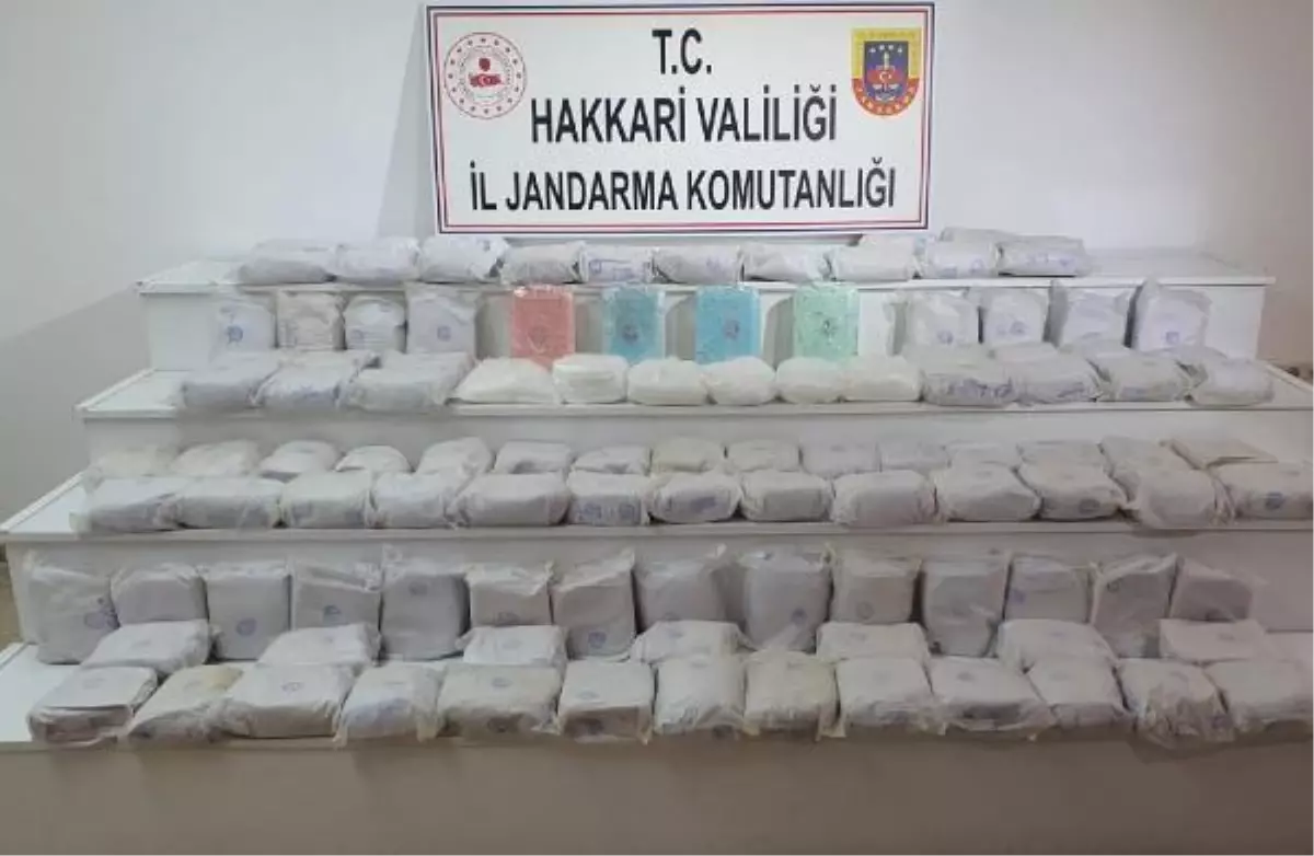 Hakkari'de İHA destekli operasyon; 114 kilo uyuşturucu ele geçirildi