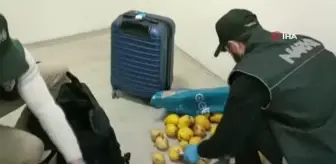 Isparta'da otobüsün içindeki yolcudan 4 bin 103 gram uyuşturucu çıktı