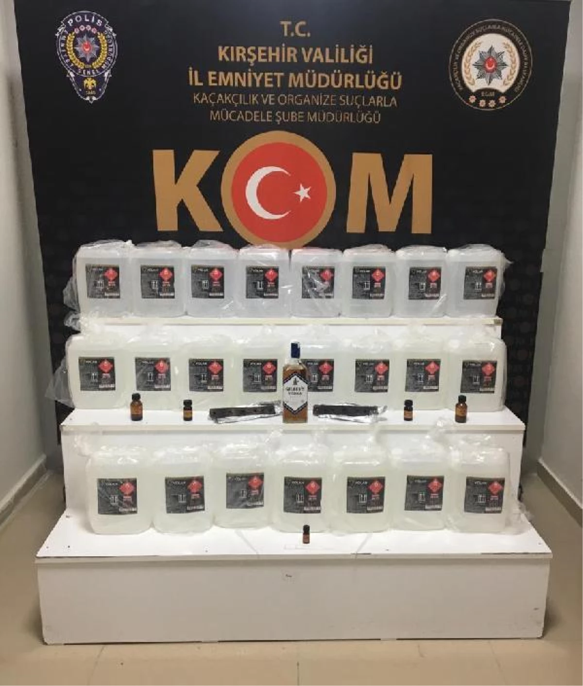 Kırşehir\'de sahte içki operasyonu: 5 gözaltı