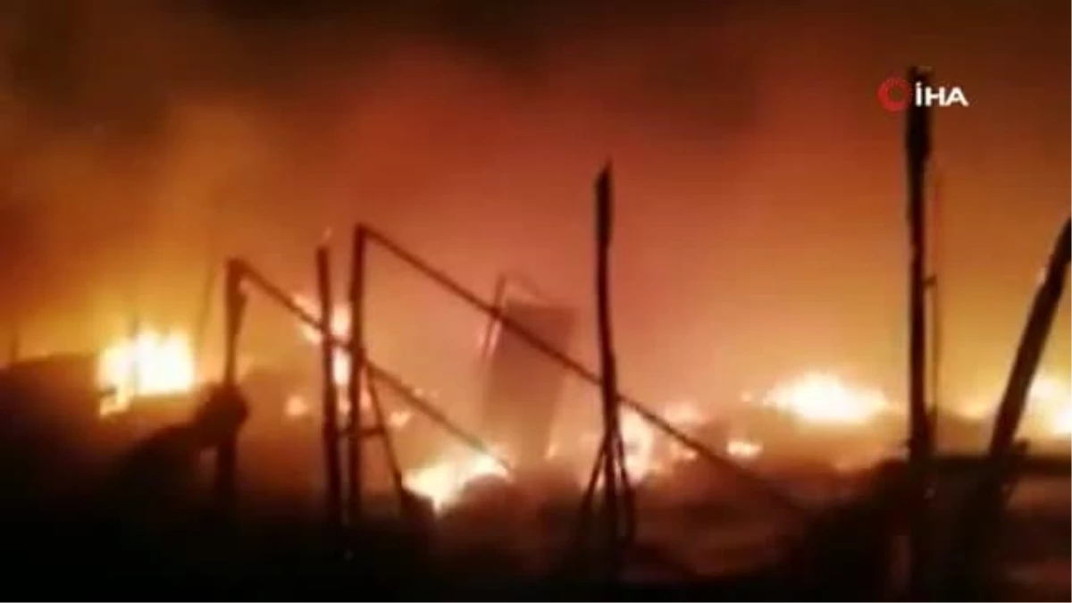Son dakika: Lübnan\'da mülteci kampında yangın