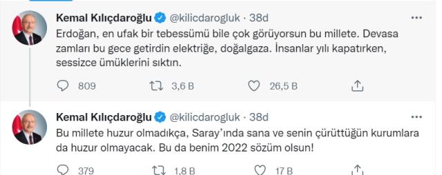 Kılıçdaroğlu'ndan Erdoğan'a zam tepkisi: En ufak bir tebessümü bile çok görüyorsun
