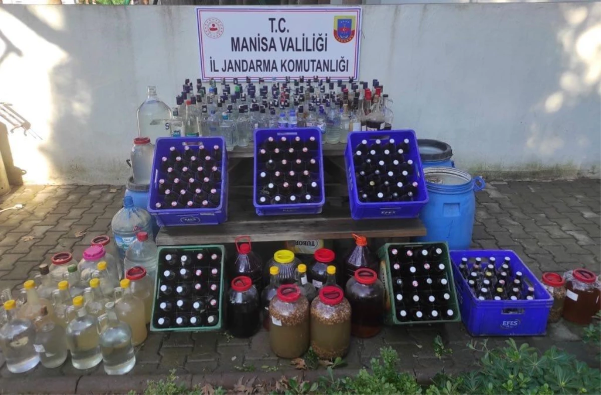 Manisa\'da 475 litre sahte içki yakalandı
