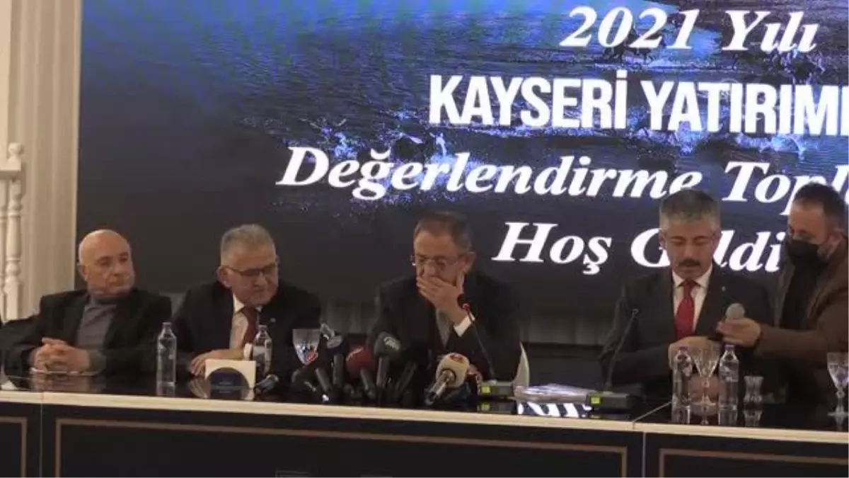 AK Partili Özhaseki, 2021 Yılı Kayseri Yatırımları Değerlendirme Toplantısı\'nda konuştu