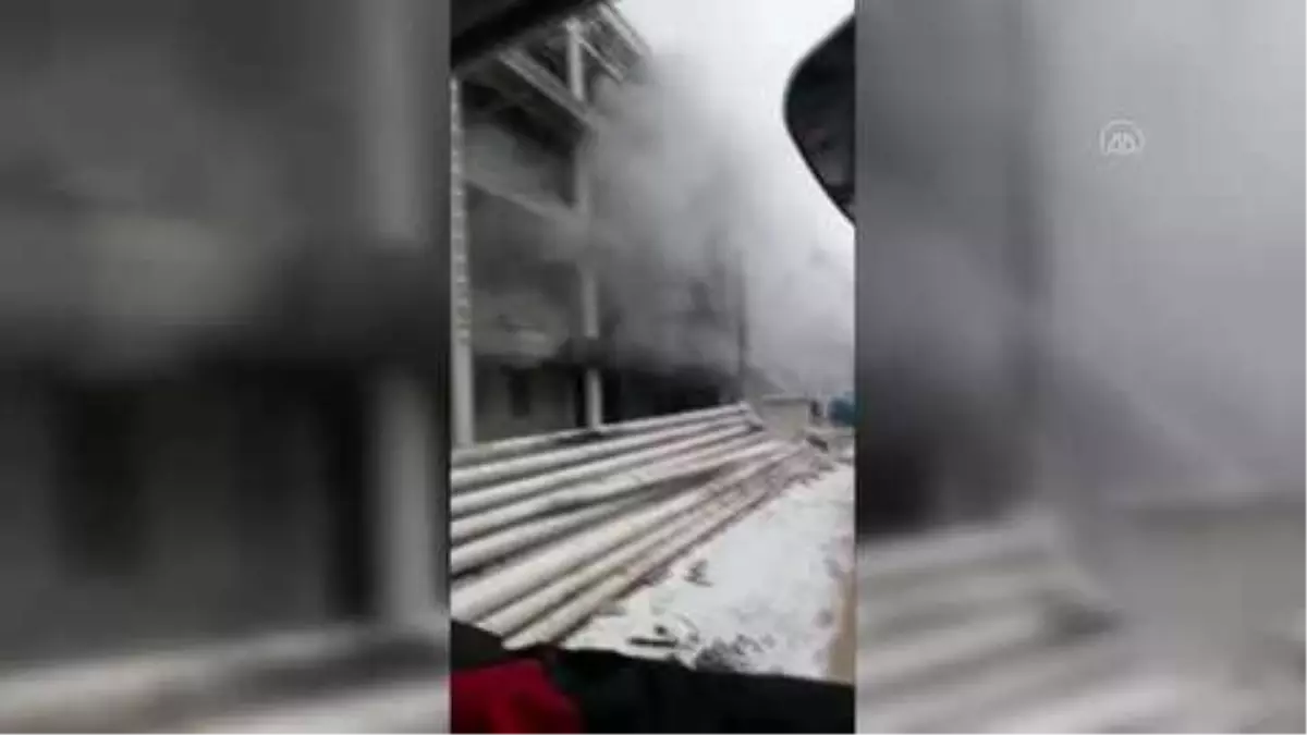 Son dakika: İnşaat alanında çıkan yangın söndürüldü