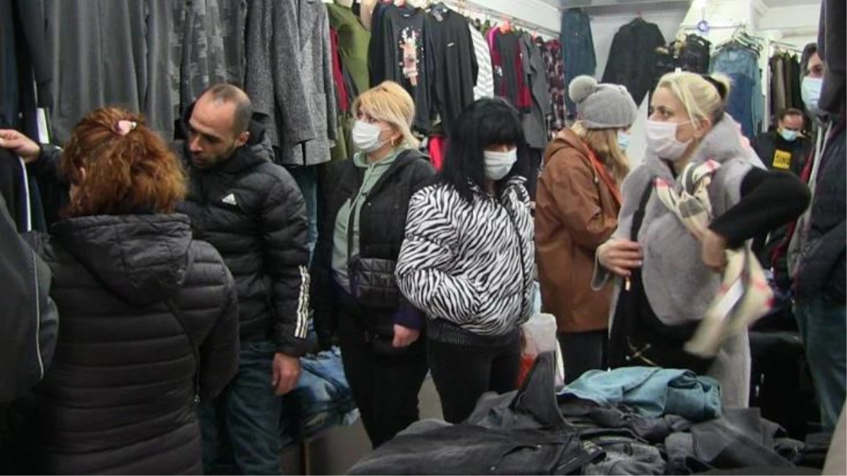 Bulgarlardan sonra şimdi de Gürcüler! Alışverişe doyup dolu bavullarla ülkelerine dönüyorlar