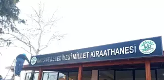 Kepsut'un Saraç mahallesine Millet Kıraathanesi