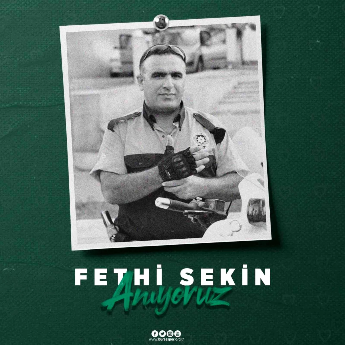 Bursaspor, Fethi Sekin\'i unutmadı