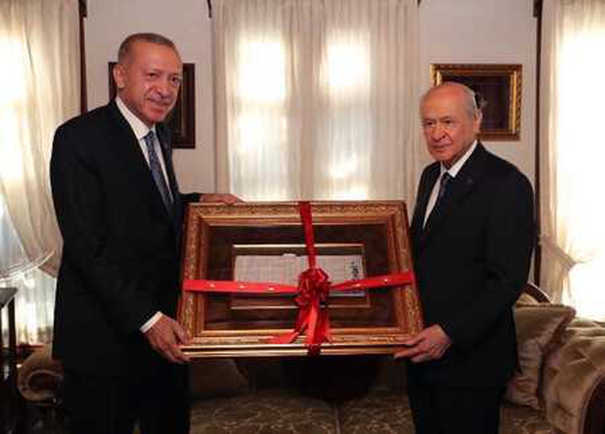 Cumhurbaşkanı Erdoğan\'dan Bahçeli\'ye ziyaret (2)