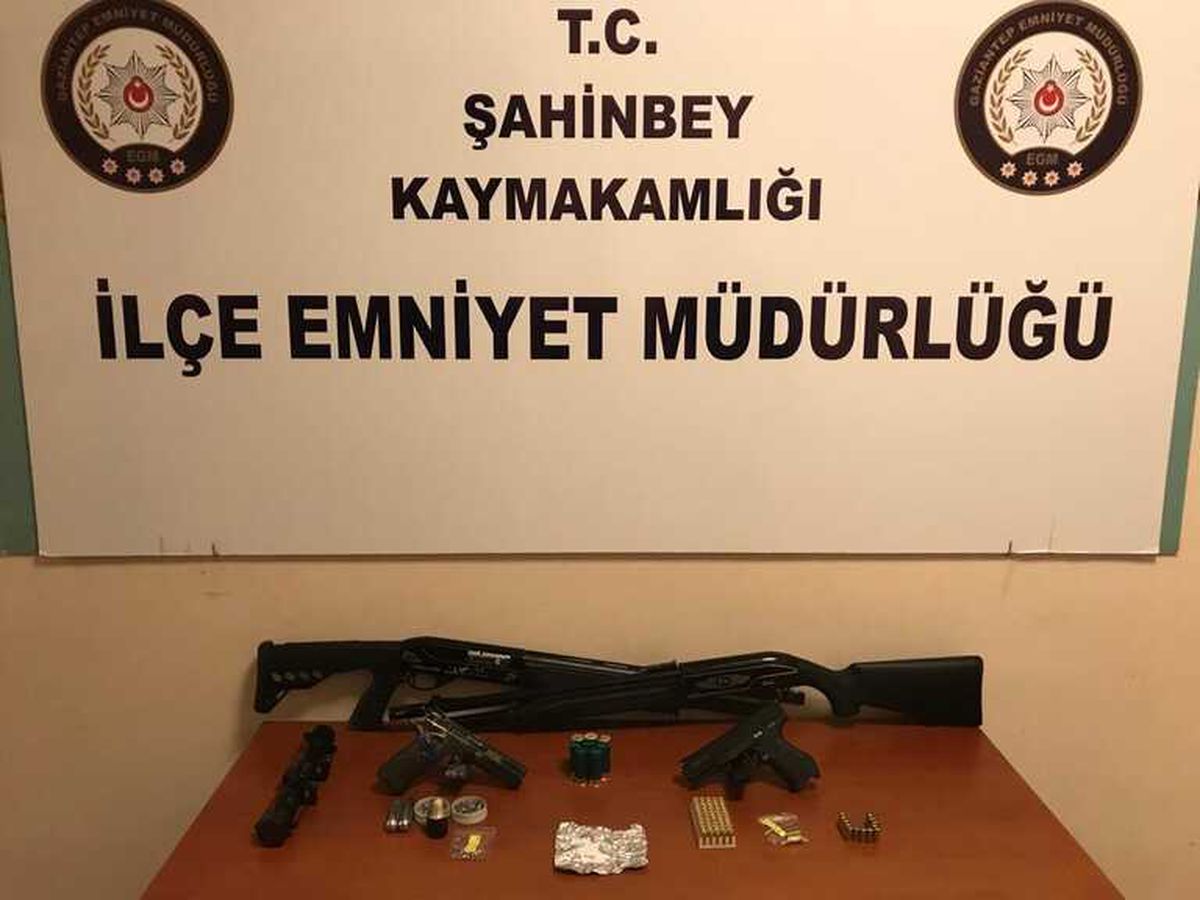 Gaziantep\'te havalı tabancayla araçlara zarar veren zanlı yakalandı