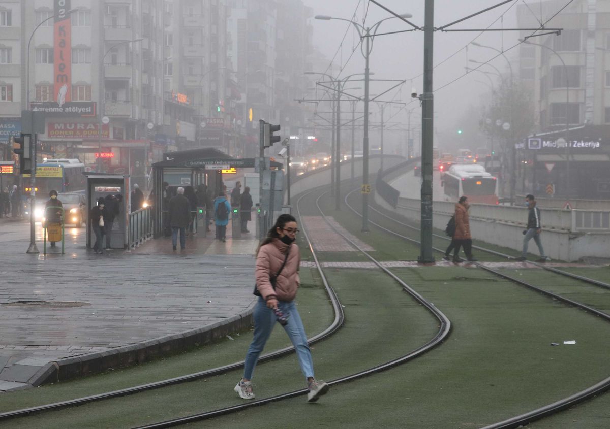 Gaziantep\'te yoğun sis
