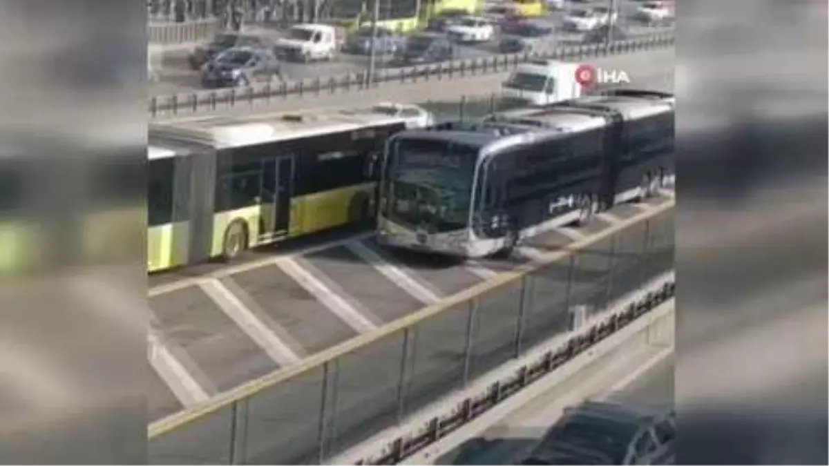 Son dakika haber! Metrobüste yangın paniği