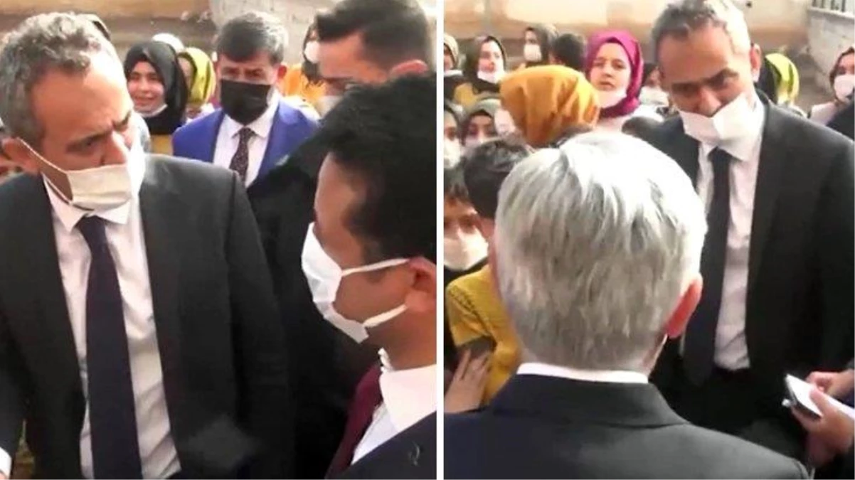 Milli Eğitim Bakanı Özer, kameralar önünde okul müdürüne fırça attı: Siz ne biçim adamsız, ne iş yapıyorsunuz?