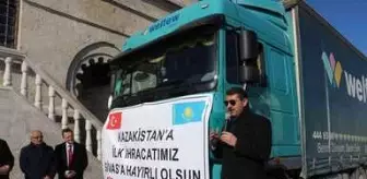 Son dakika! Sivas ilk ihracat tırını Kazakistan'a uğurladı