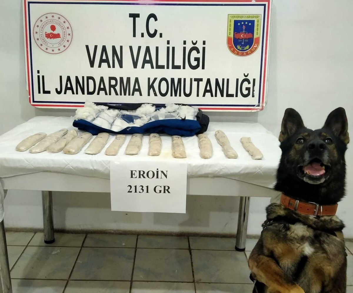 Van\'da 2 kilo 100 gram eroin ele geçirildi