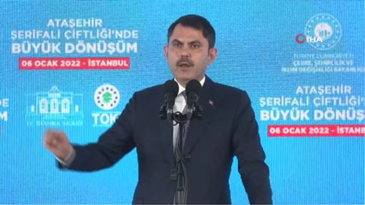 Bakan Murat Kurum: "İstanbul\'a 27 yılda içinde 3,5 trilyon dolarlık yatırım yapıldı"