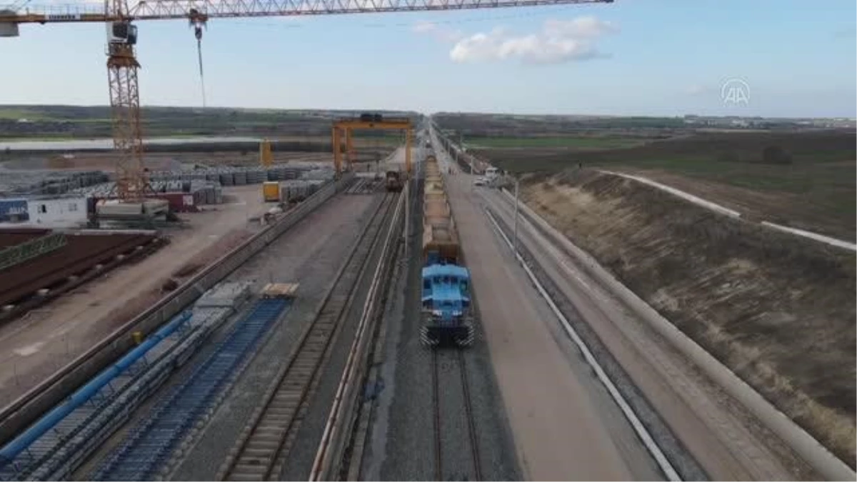 Çerkezköy-Kapıkule hızlı tren hattının yüzde 50\'si tamamlandı
