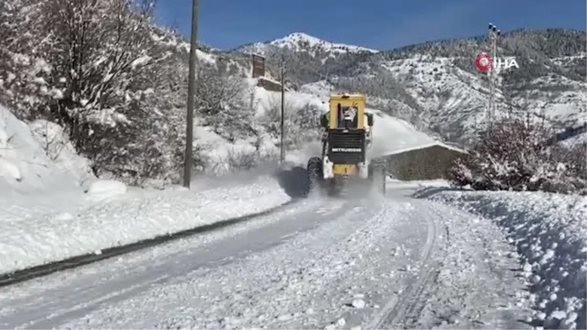 Gümüşhane\'de kapalı köy yolları açılıyor