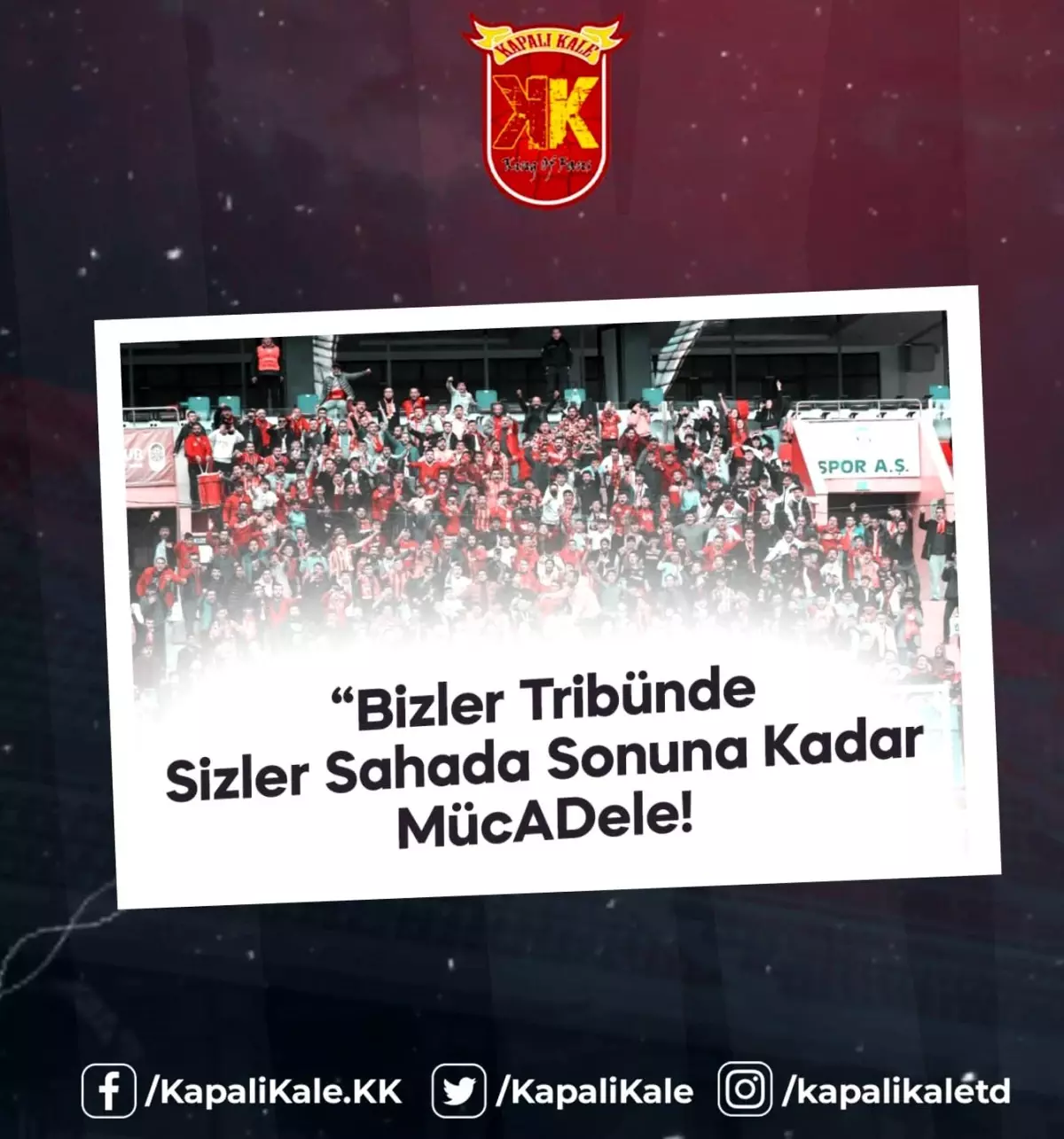 Kayserispor taraftarından destek çağrısı