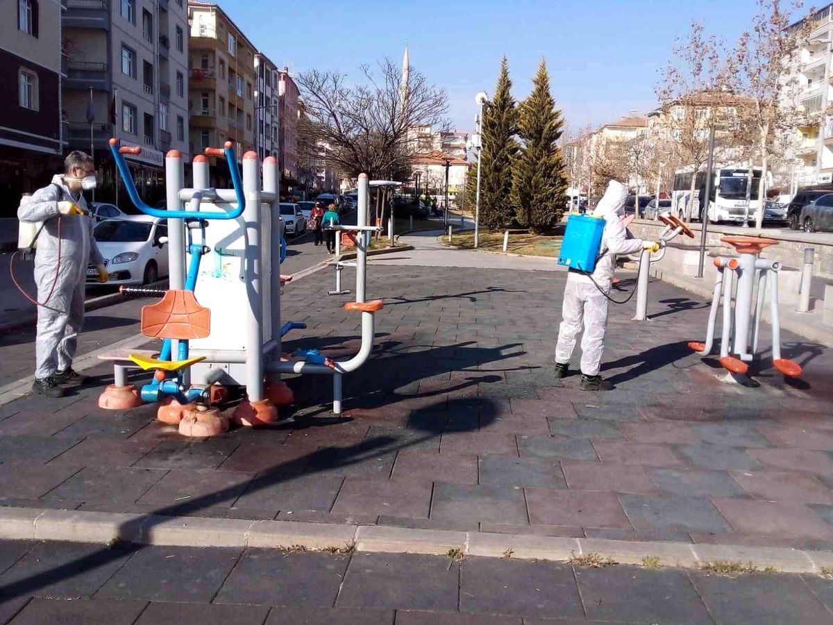 Kırıkkale\'de dezenfeksiyon çalışmaları sürüyor