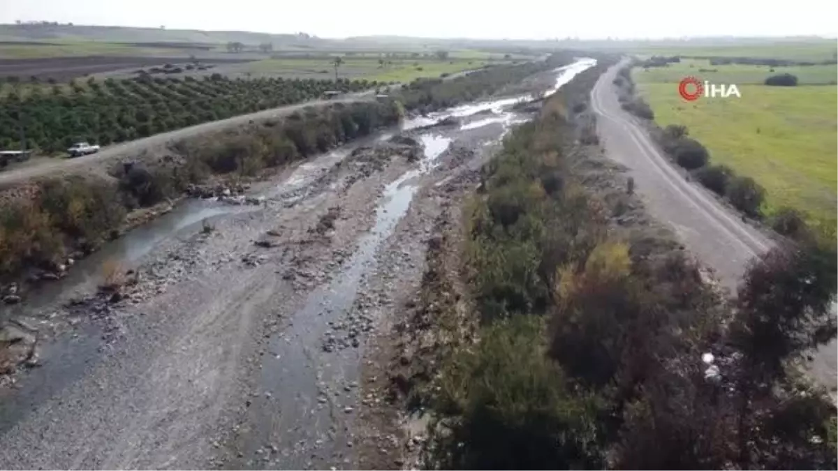 Kuraklığın etkili olduğu Deliçay kuruma noktasına geldi