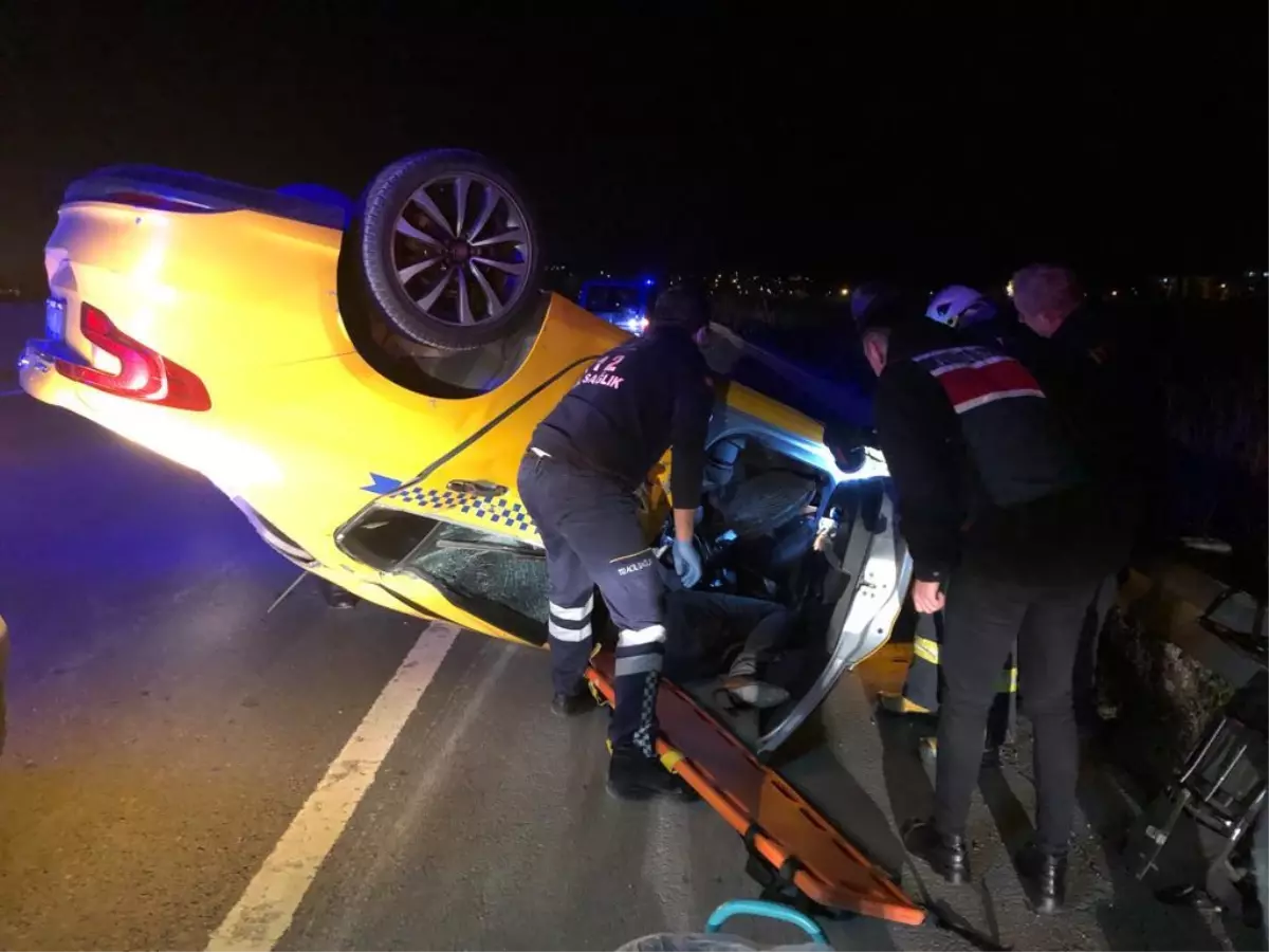 Trafik kazasında 2 kişi yaralandı