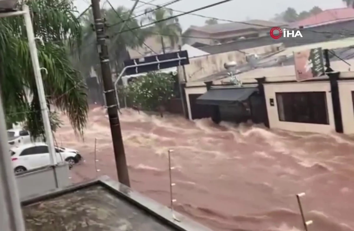 Son dakika: Brezilya\'da şiddetli yağışlar sele neden oldu: 1 kayıp