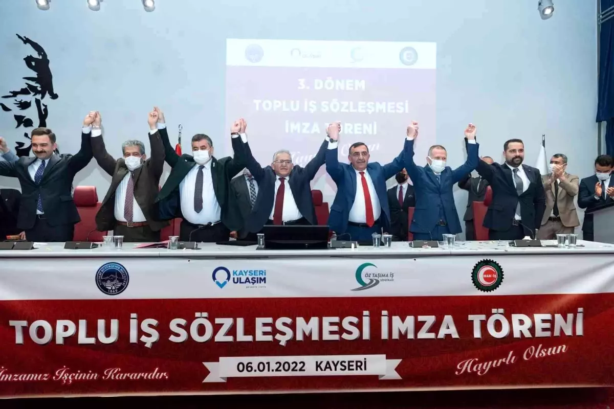 Büyükşehirde toplu iş sözleşmesi imzalandı