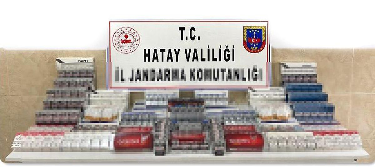 Hatay\'da 6 bin 510 paket kaçak sigara ele geçirildi