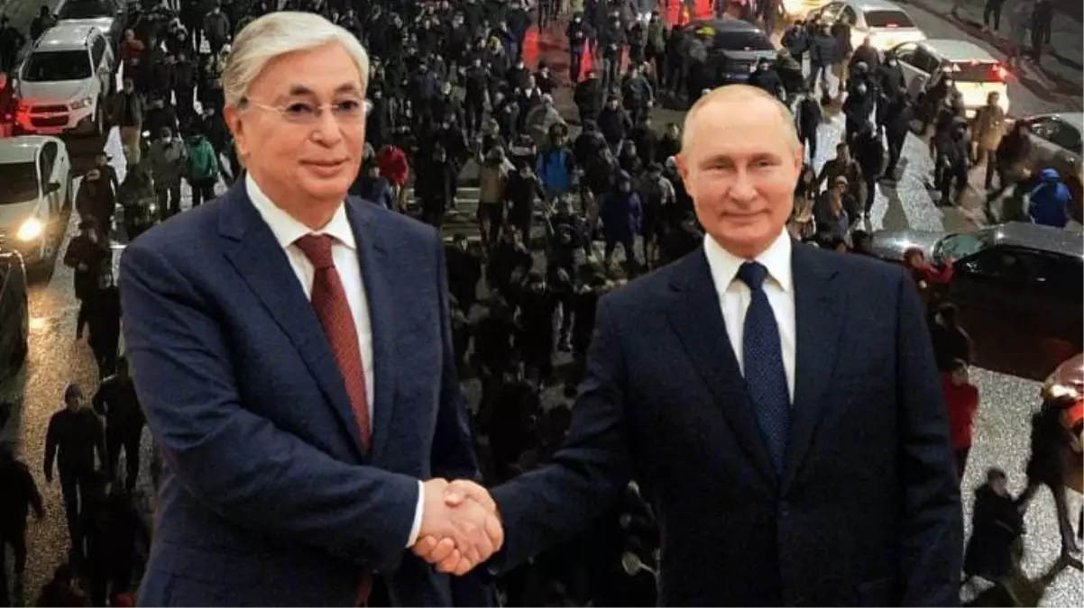 Kazakistan Cumhurbaşkanı Tokayev\'in halka sesleniş konuşmasını Rusça yapması ve Putin\'e teşekkürü gündem yarattı