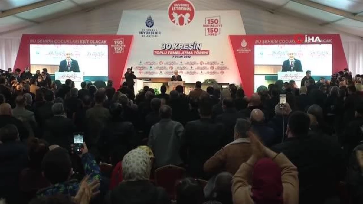 Kılıçdaroğlu ve Akşener Bağcılar\'da 30 kreşin temel atma törenine katıldı