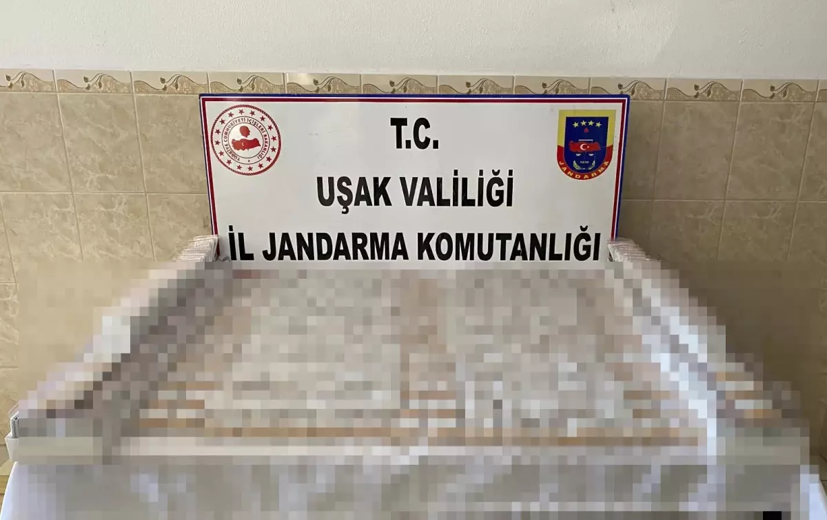 Uşak\'ta 17 bin 300 bandrolsüz makaron ele geçirildi