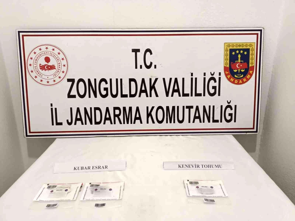Yolcu otobüsünde uyuşturucu ile yakalandı