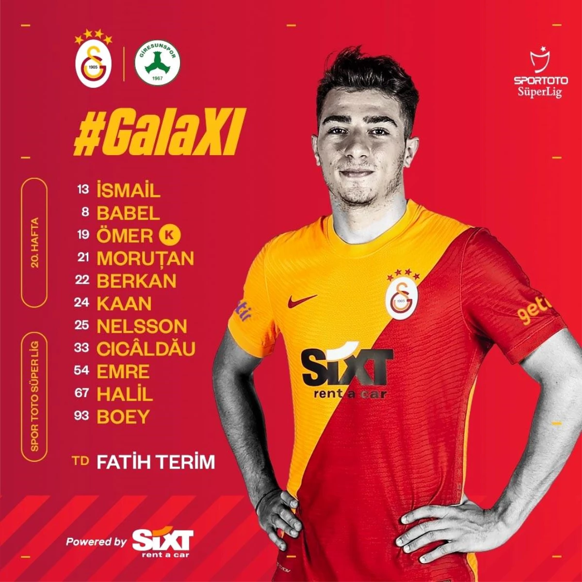 Galatasaray-Giresunspor maçından notlar