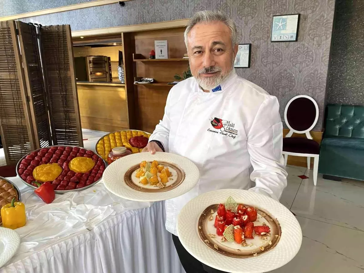 Kaliforniya biberinden baklava Türk mutfağında