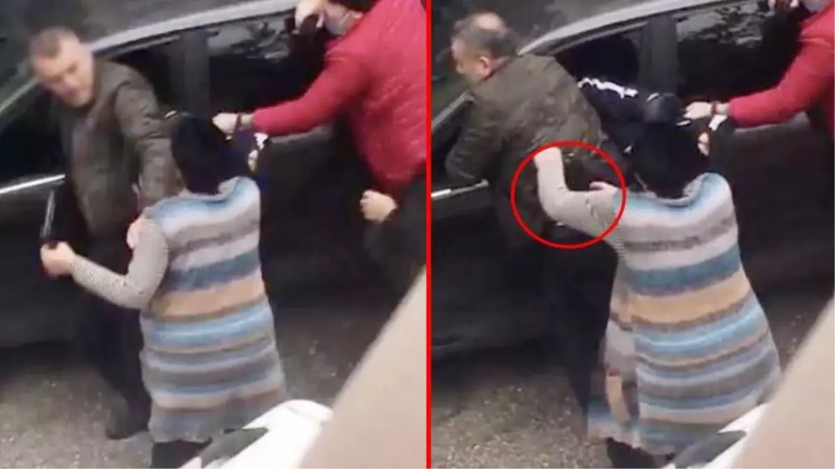 Oğlunu teslim etmek istemeyen anne, polisin belindeki silahı aldı ve oğlunun kaçmasını sağladı