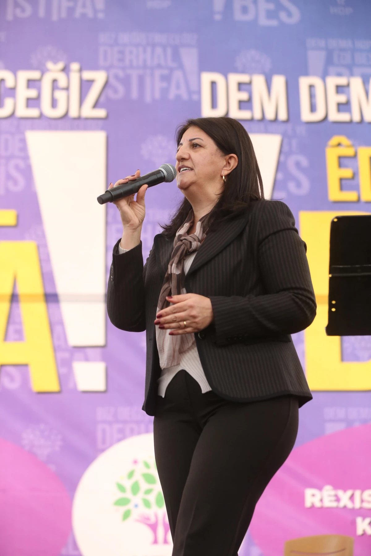 HDP Eş Genel Başkanı Buldan, partisinin Kocaeli mitinginde konuştu