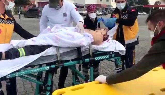 Samsun'da iş kazası... Kereste makinesinin pervanesi boynunu kesti