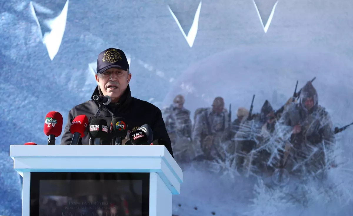 Son dakika: Milli Savunma Bakanı Akar, Sarıkamış Şehitlerini Anma Töreni\'nde konuştu Açıklaması