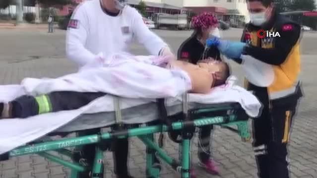 Samsun'da iş kazası... Kereste makinesinin pervanesi boynunu kesti