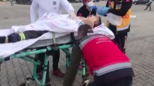 Samsun'da iş kazası... Kereste makinesinin pervanesi boynunu kesti