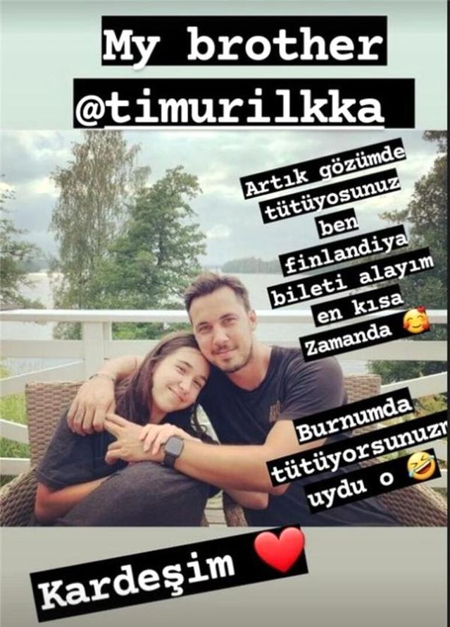 Seren Serengil kardeşlerini ilk defa paylaştı: Burnumda tütüyorsunuz